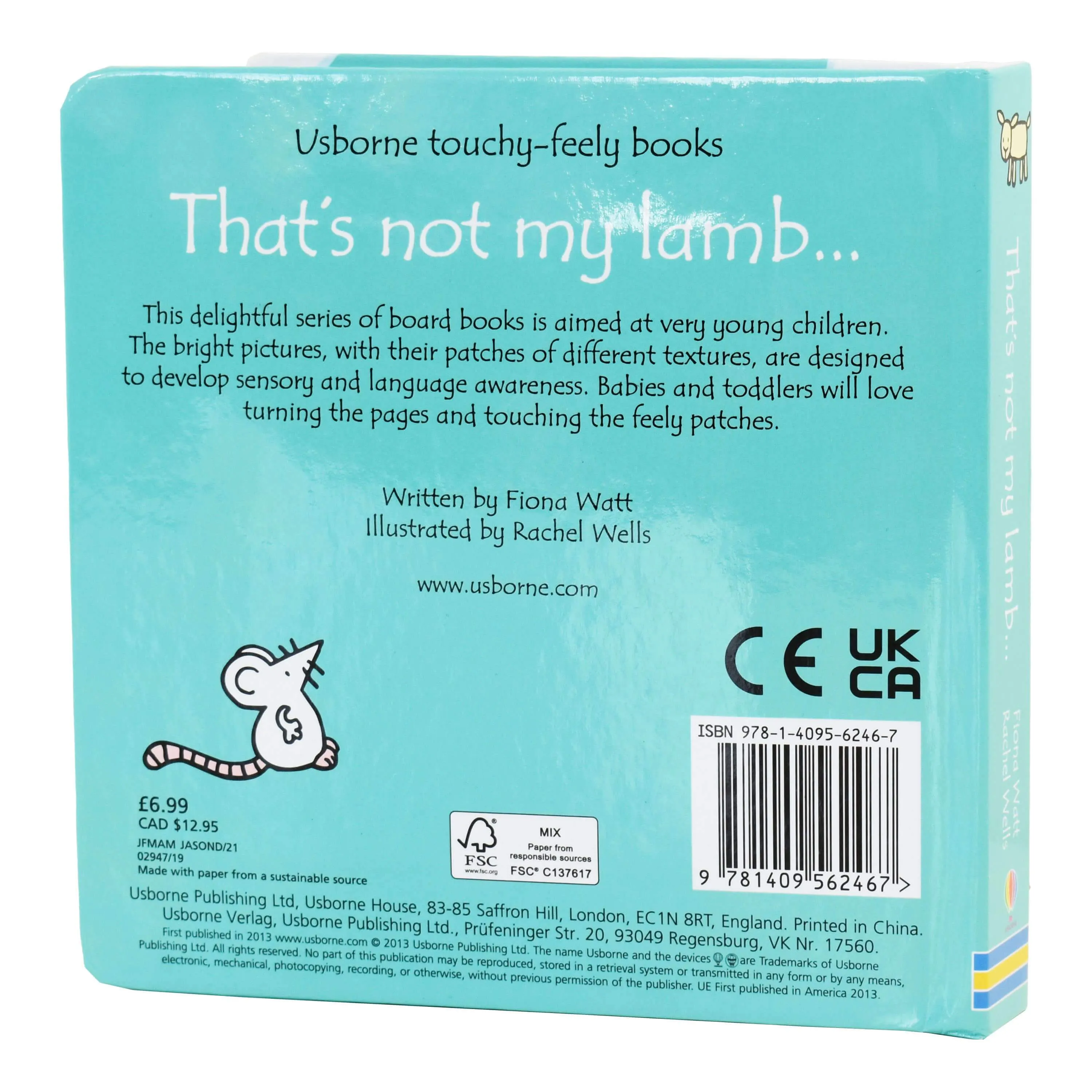 That's not my lamb... by Fiona Watt & Rachel Wells - Ages 0-5 - Board Book