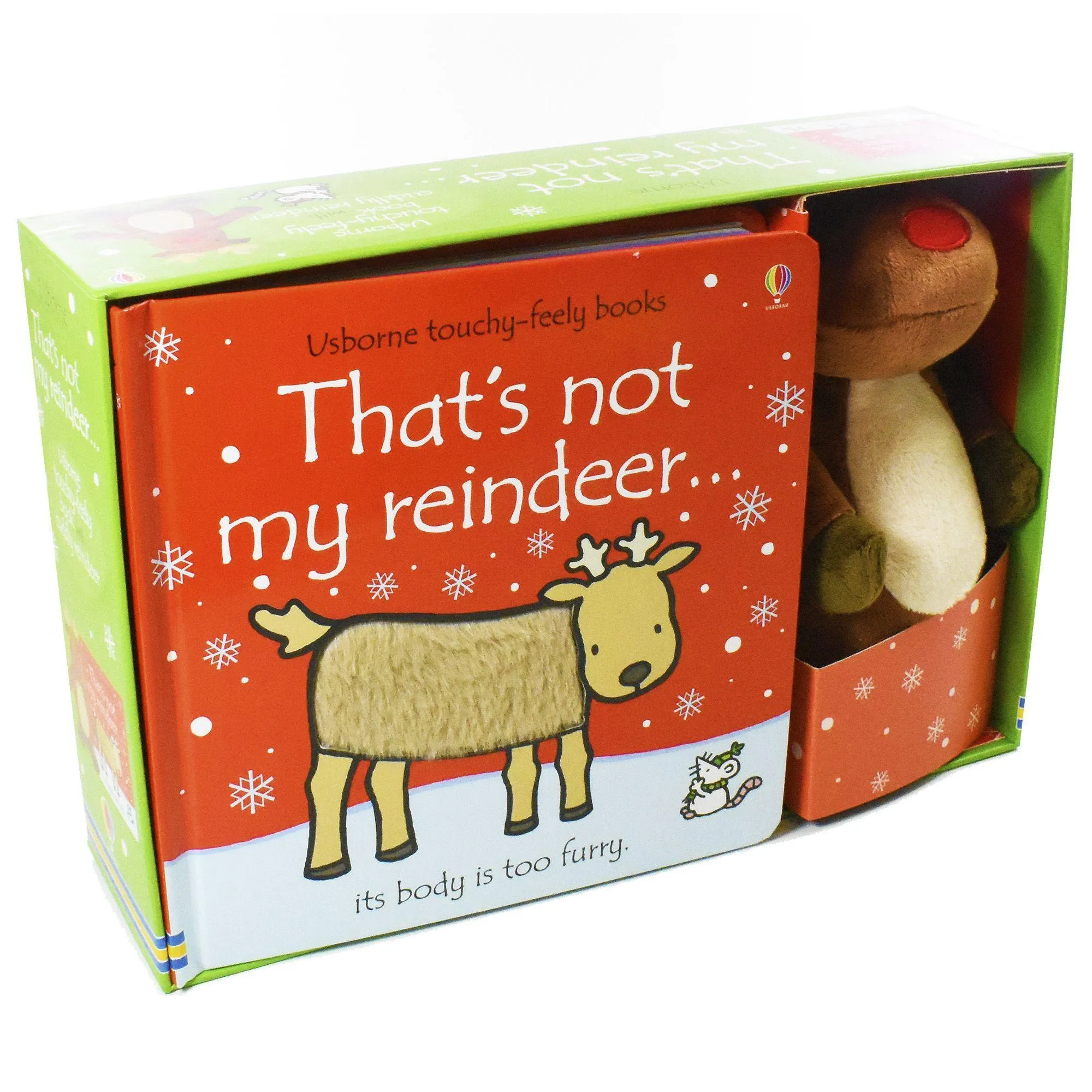 That's not my reindeer... by Fiona Watt & Rachel Wells with Toy - Ages 0-5 - Board Book