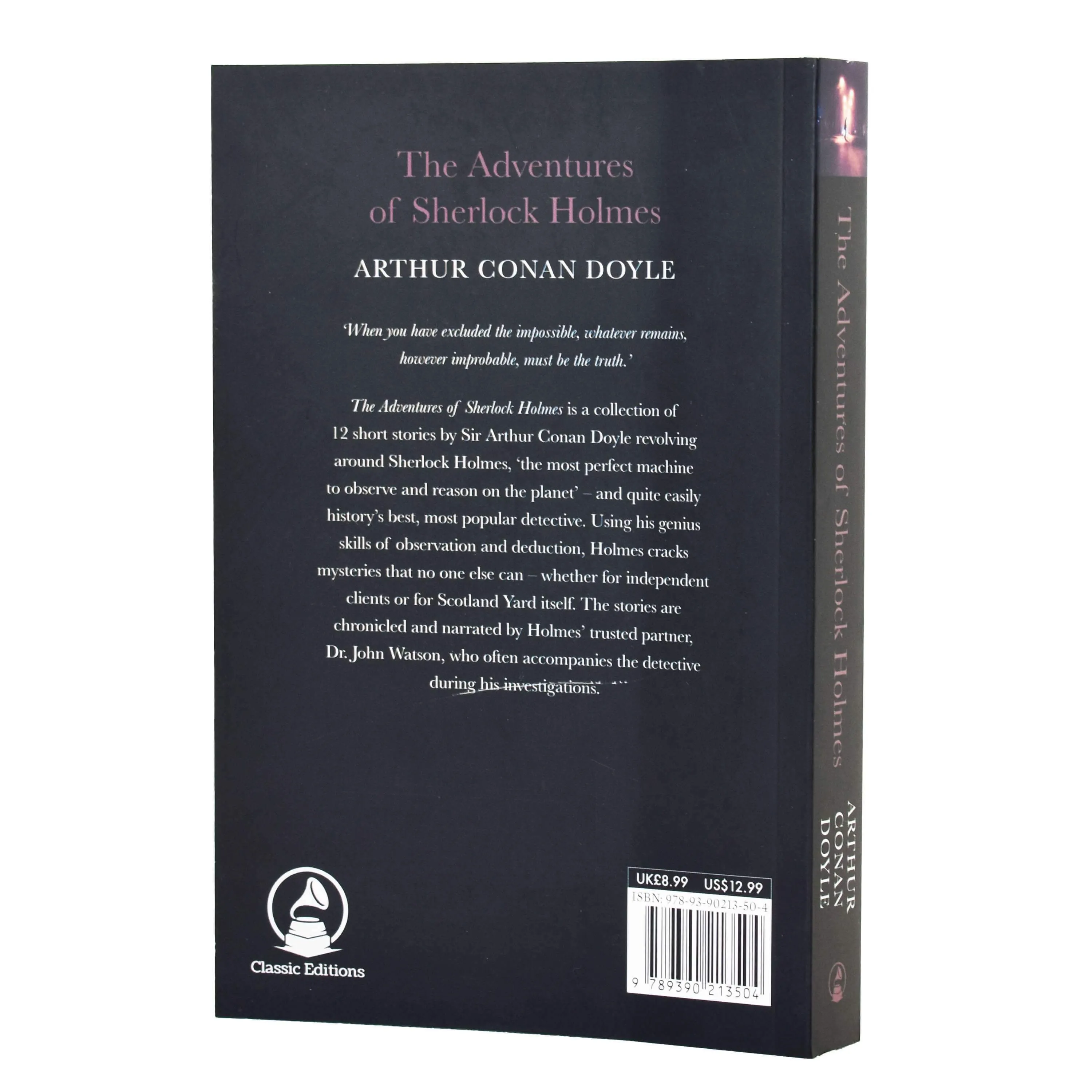 The Adventures of Sherlock Holmes by Arthur Conan Doyle - Fiction - Paperback