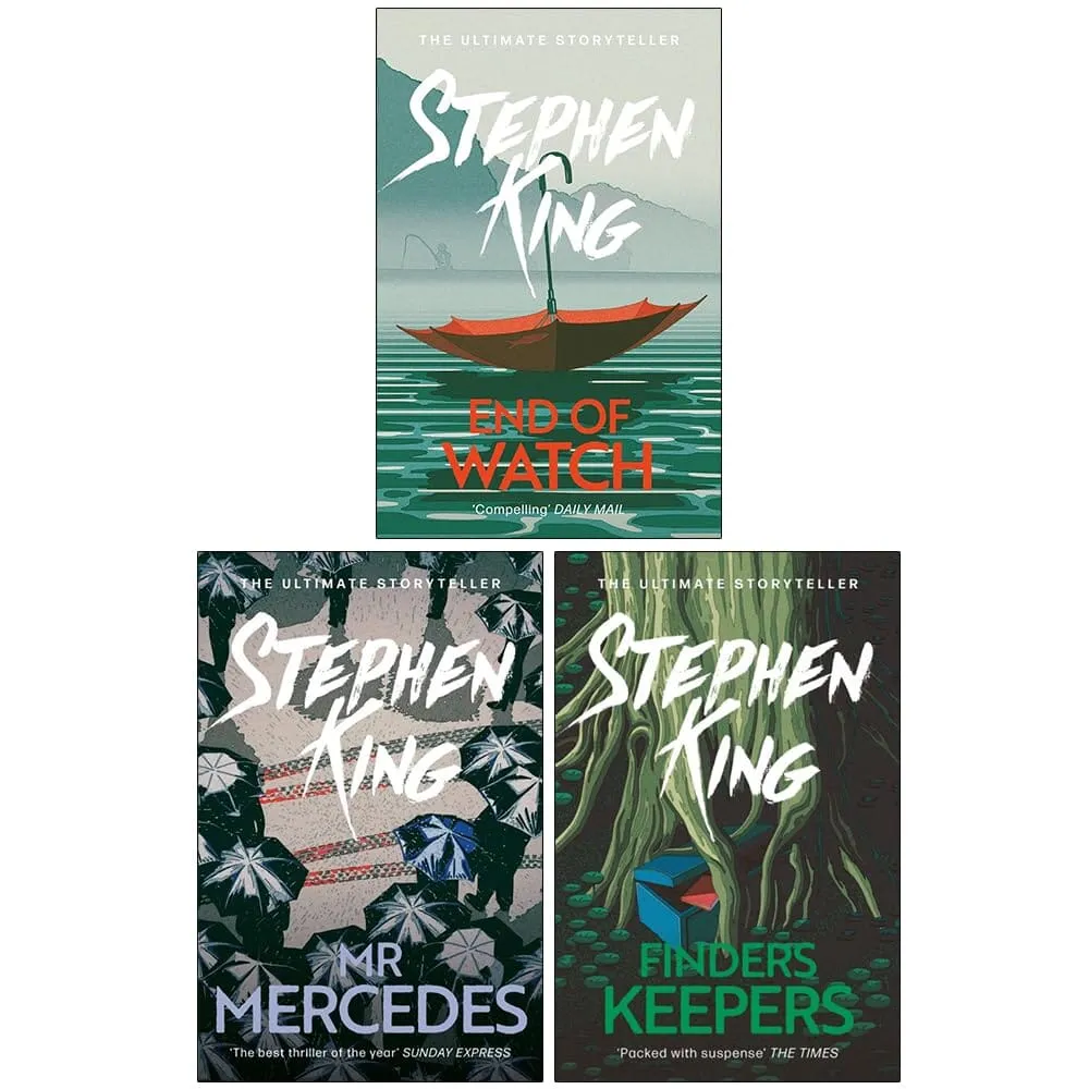 The Bill Hodges Trilogy by Stephen King 3 Books Collection Set - Fiction - Paperback