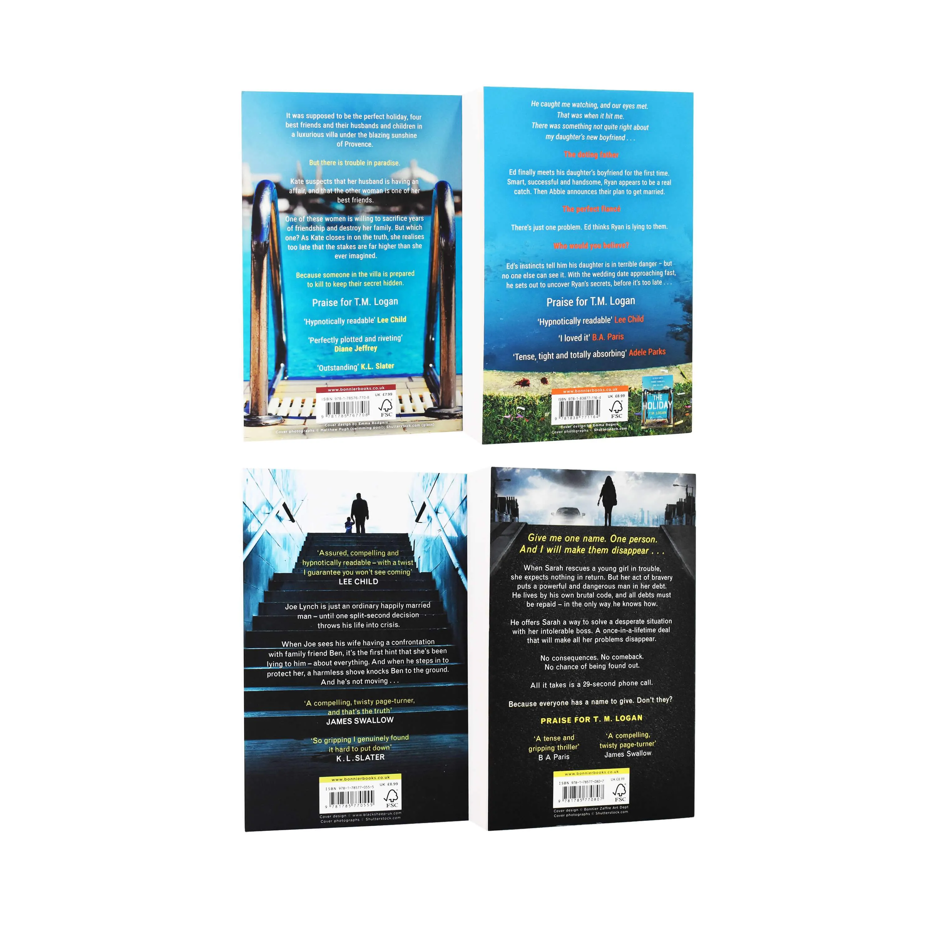 The Catch Series By T.M. Logan Collection 4 Books Set - Fiction - Paperback