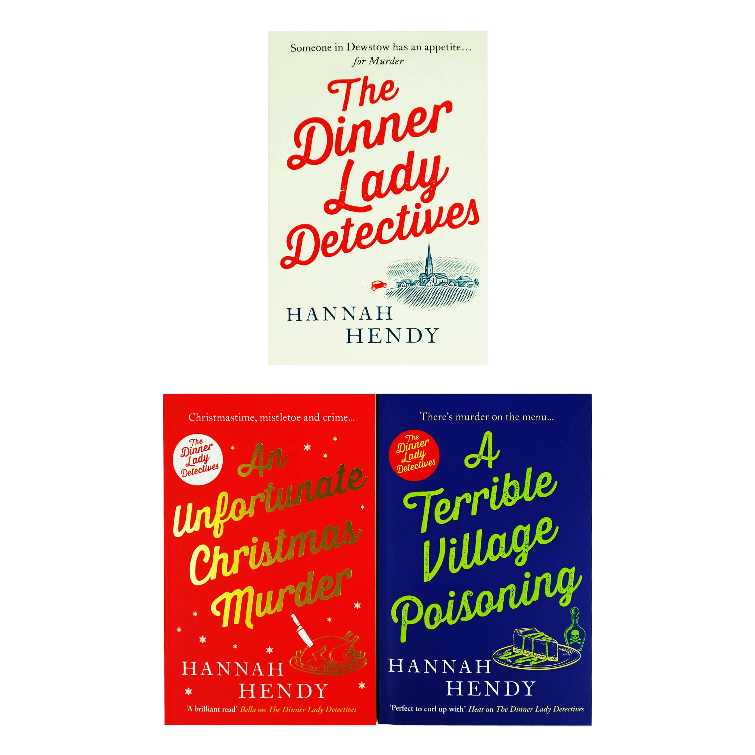 The Dinner Lady Detectives Series by Hannah Hendy 3 Books Collection Set - Fiction - Paperback