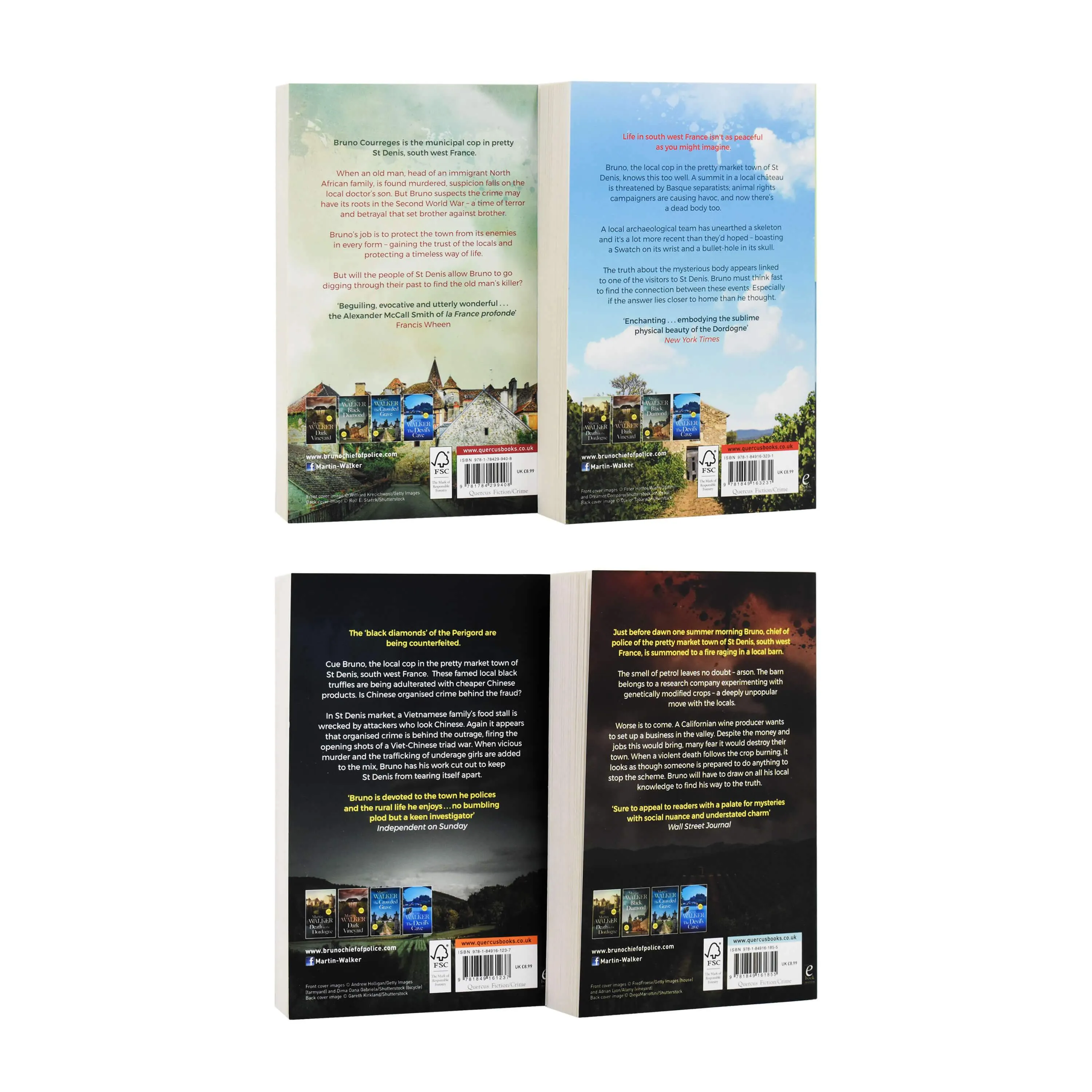 The Dordogne Mysteries by Martin Walker: Books 1-4 - Fiction - Paperback