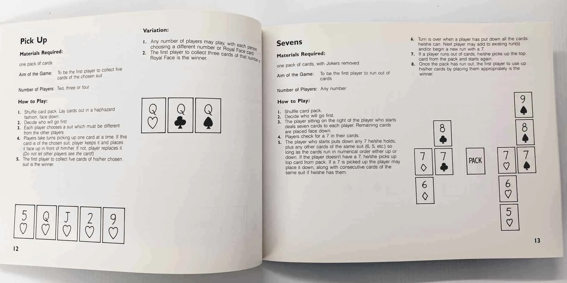 THE GREAT CARD GAMES BOOK - Heather Ruth Mackie