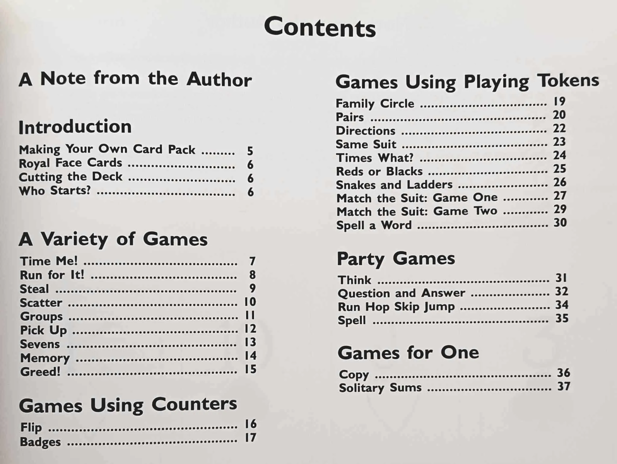 THE GREAT CARD GAMES BOOK - Heather Ruth Mackie