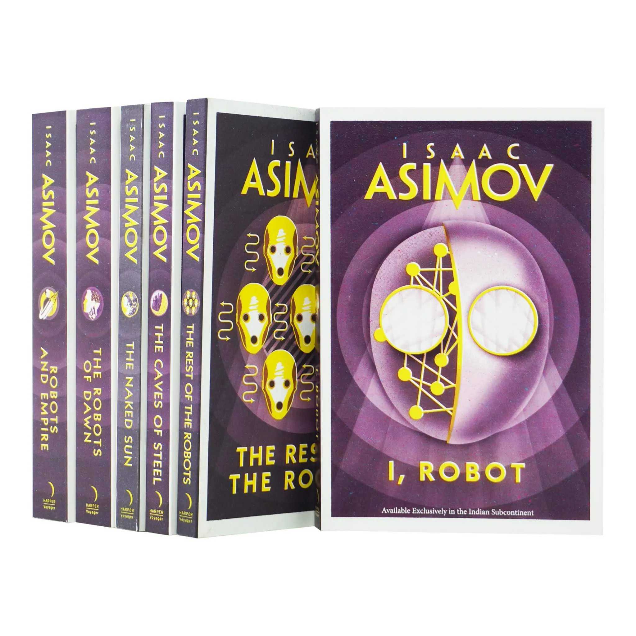 The Robot Series by Isaac Asimov 6 Books Collection Set - Fiction - Paperback