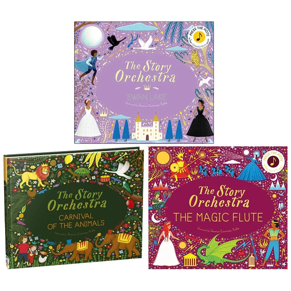 The Story Orchestra Series (Set 2) By Jessica Courtney-Tickle 3 Books Collection Set - Age 3  - Hardback