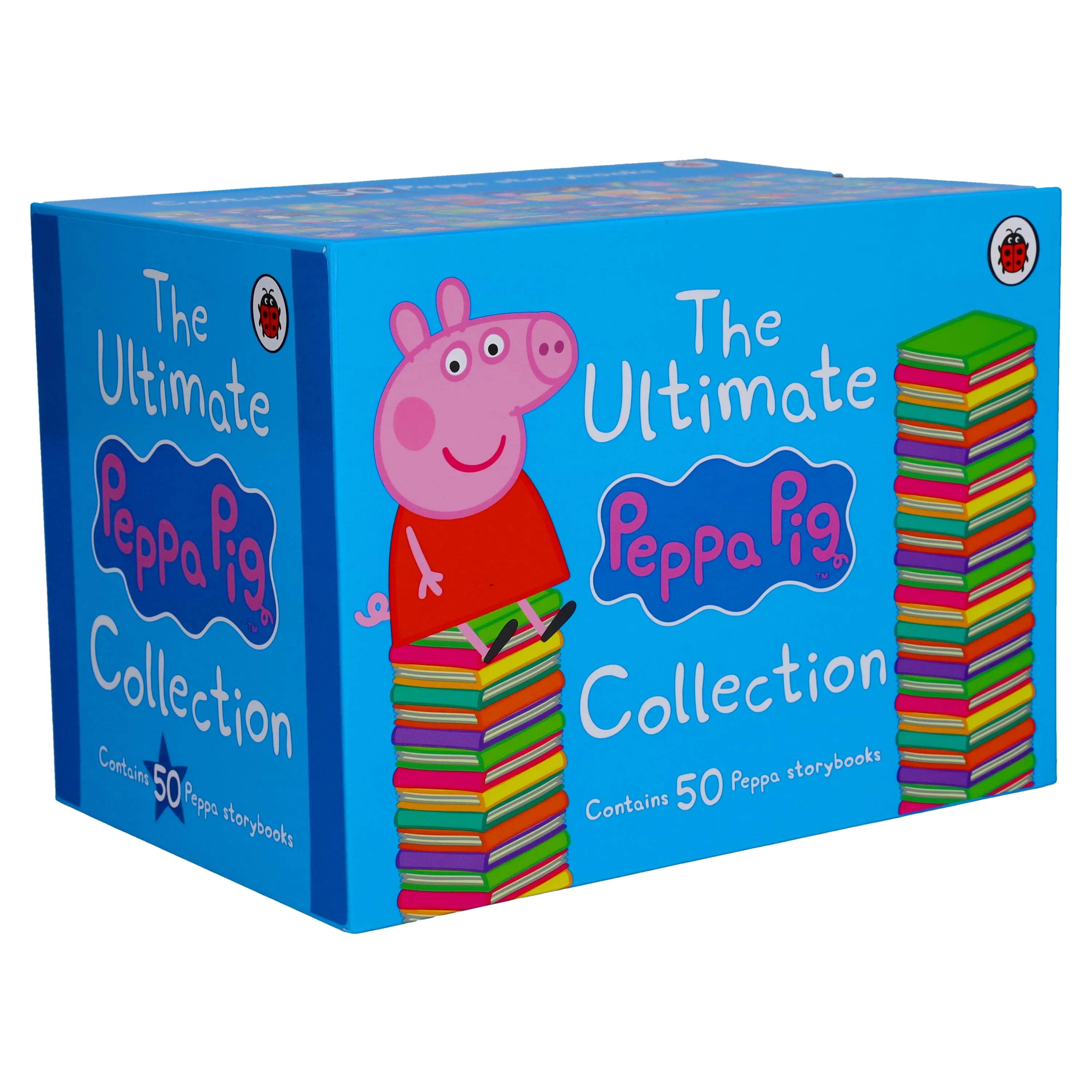 The Ultimate Peppa Pig Collection 50 Books Box Set By Ladybird - Ages 5  - Hardback