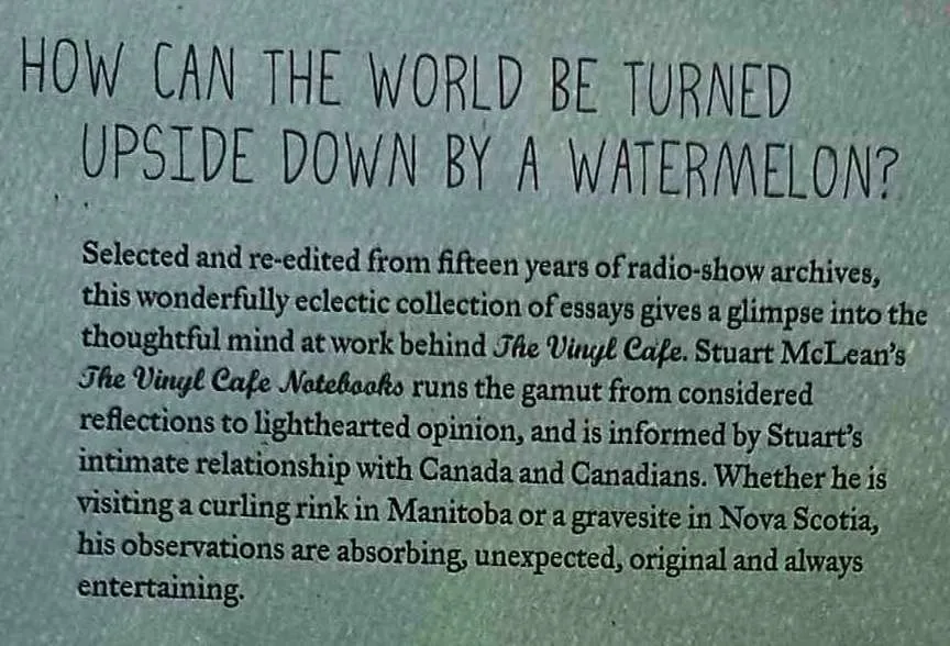 THE VINYL CAFE NOTEBOOKS - Stuart McLean