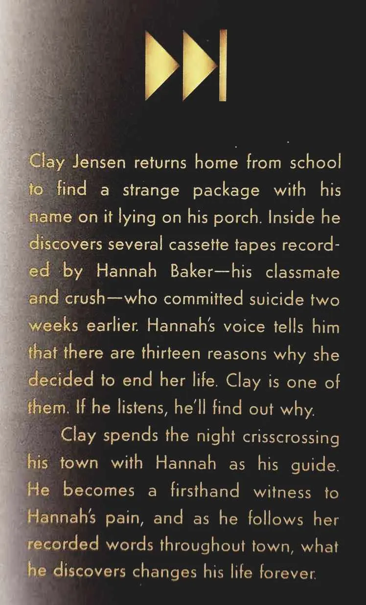 THIRTEEN REASONS WHY - Jay Asher