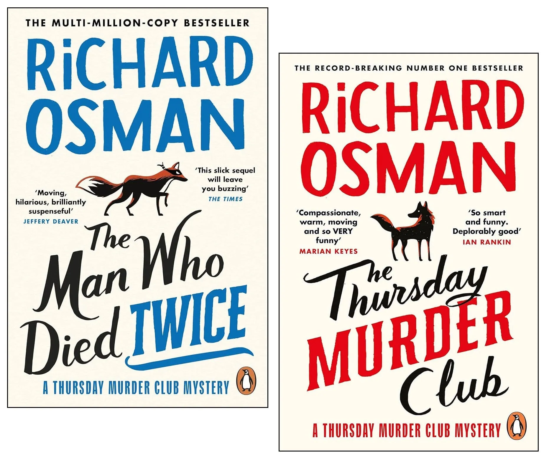 Thursday Murder Club by Richard Osman: 2 Books Collection Set - Fiction - Paperback