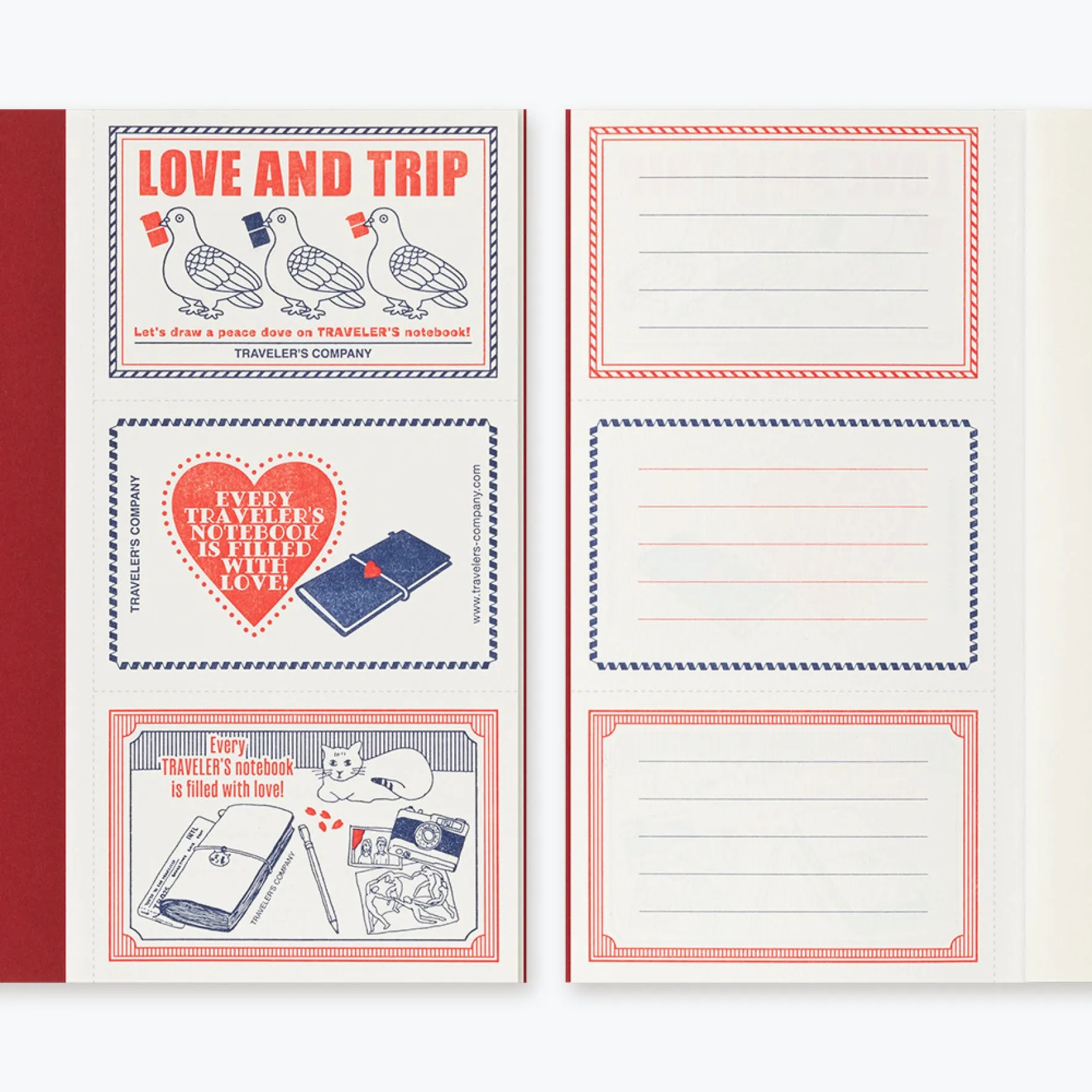 Traveler's Company - Insert - LOVE AND TRIP - Regular