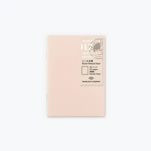 Traveler's Company - Inserts - Passport - 017 Sticker Release Paper