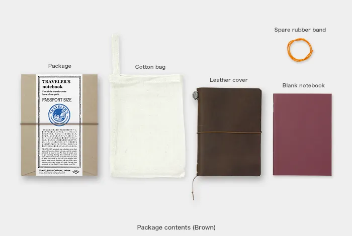 Traveler's Company - Traveler's Notebook - Passport - Brown
