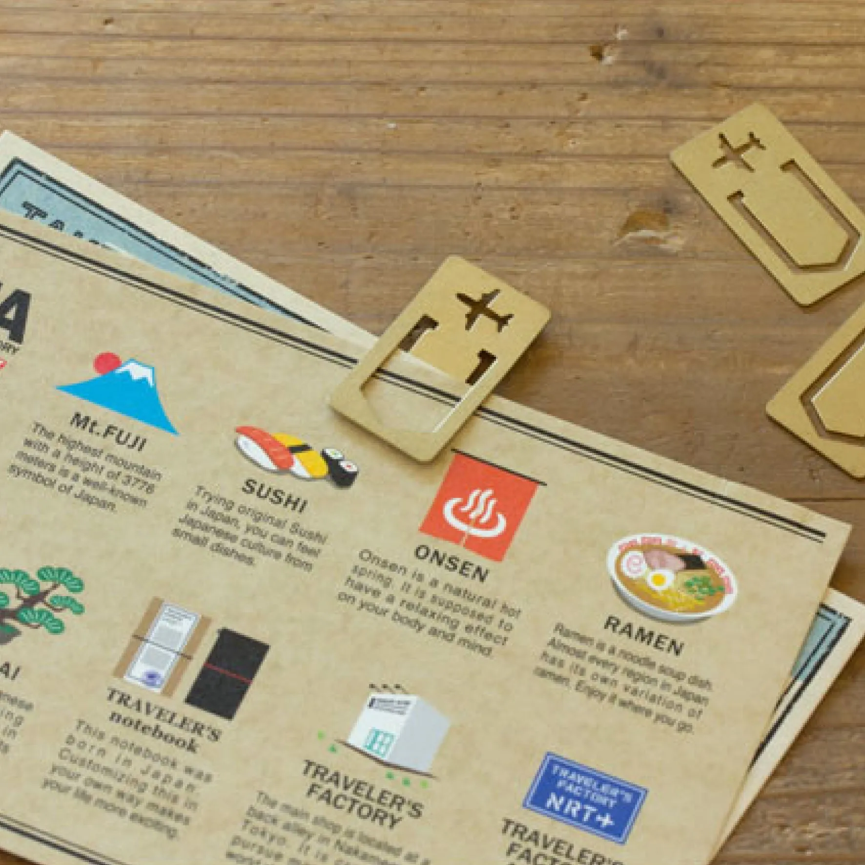 Traveler's Factory - Clips - Brass - Airplane