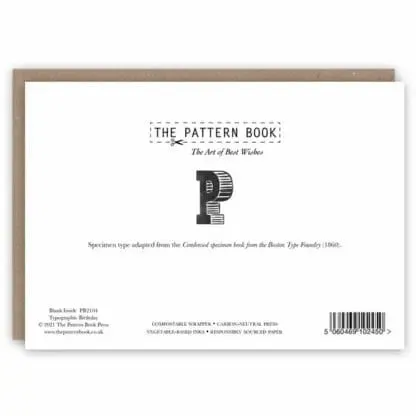 Typographic Birthday Card