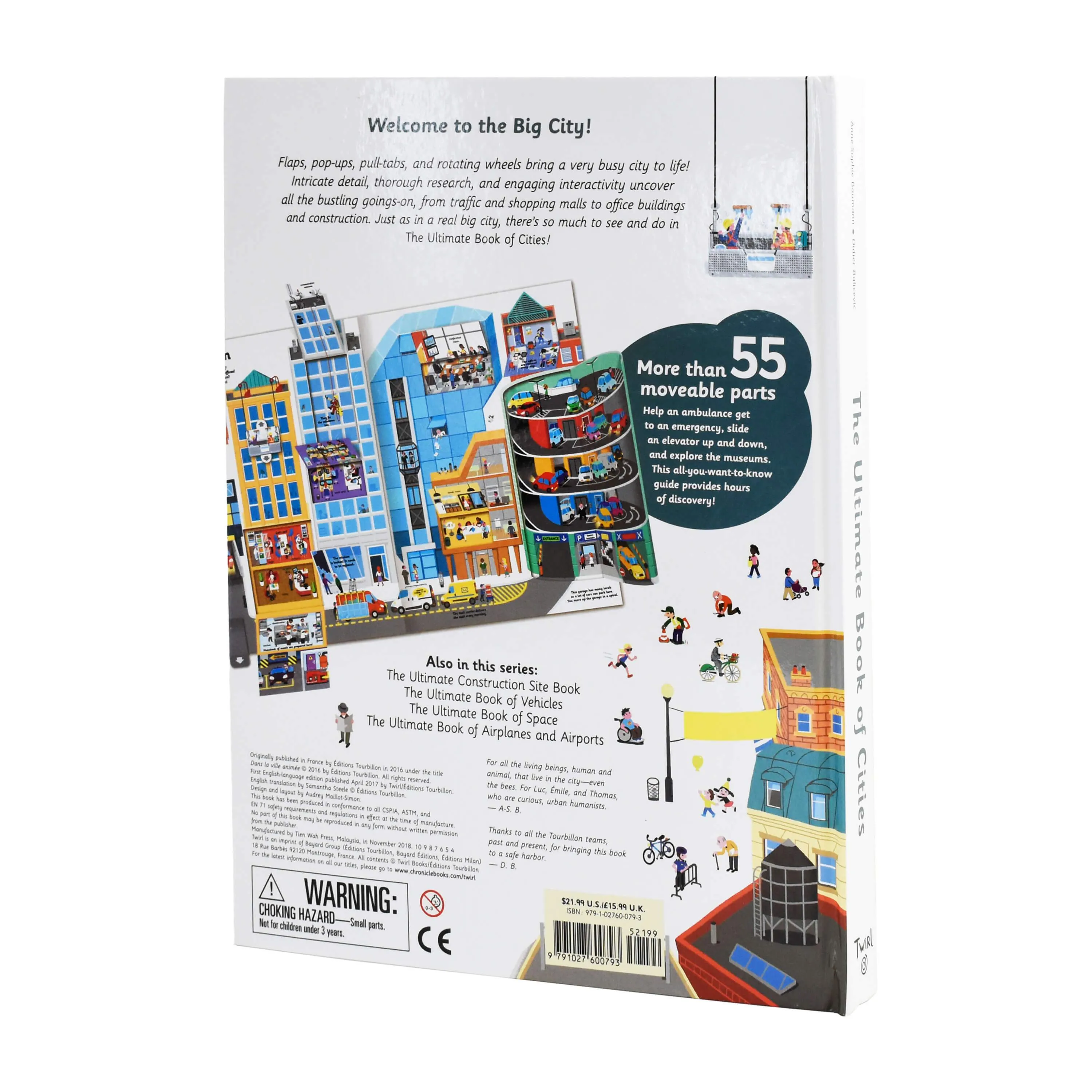 Ultimate Book of Cities by Sophie Bordet-Petillon - Ages 0-5 - Hardback