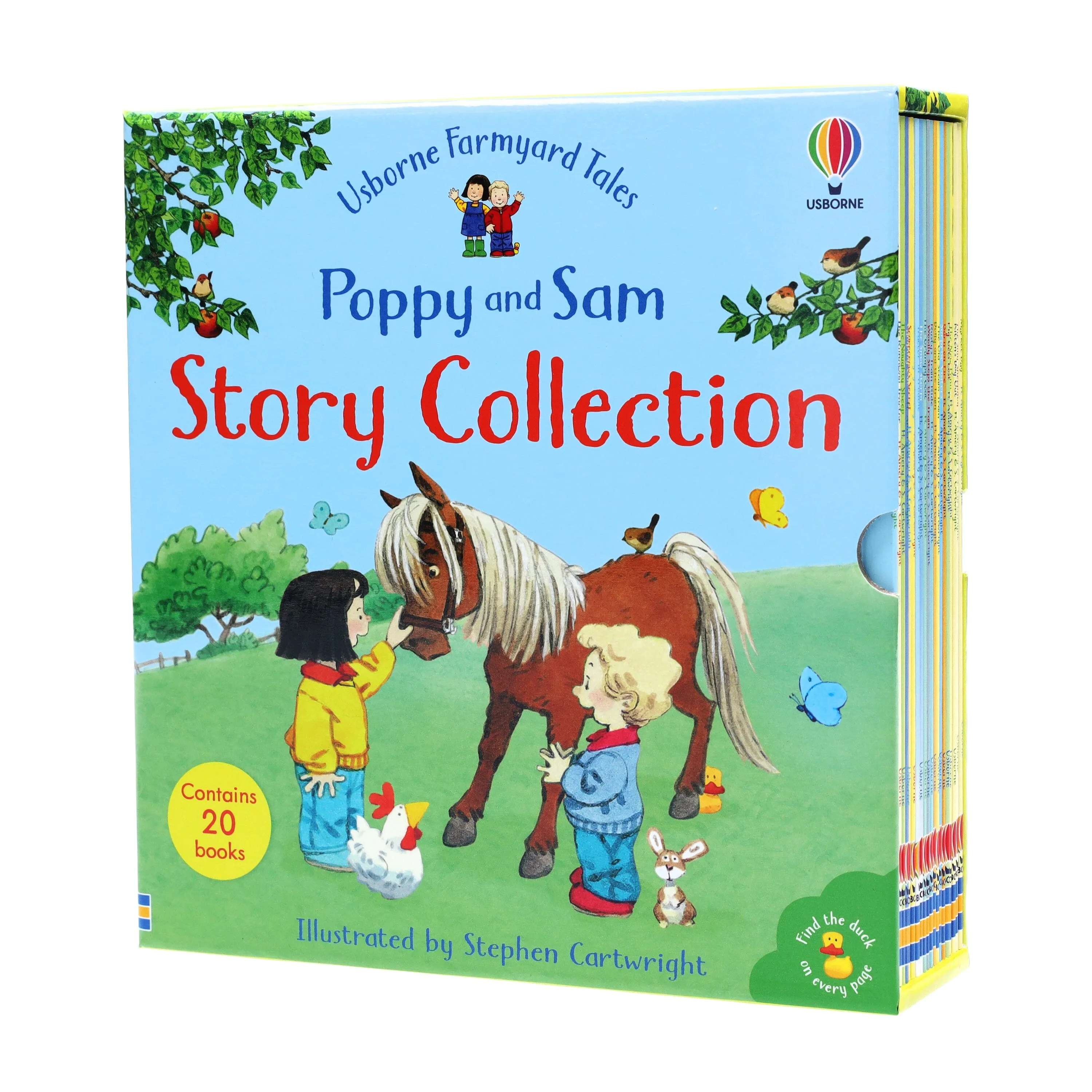 Usborne Farmyard Tales Poppy and Sam Story Collection 20 Books Set By Stephen Cartwright - Ages 2-6 - Paperback