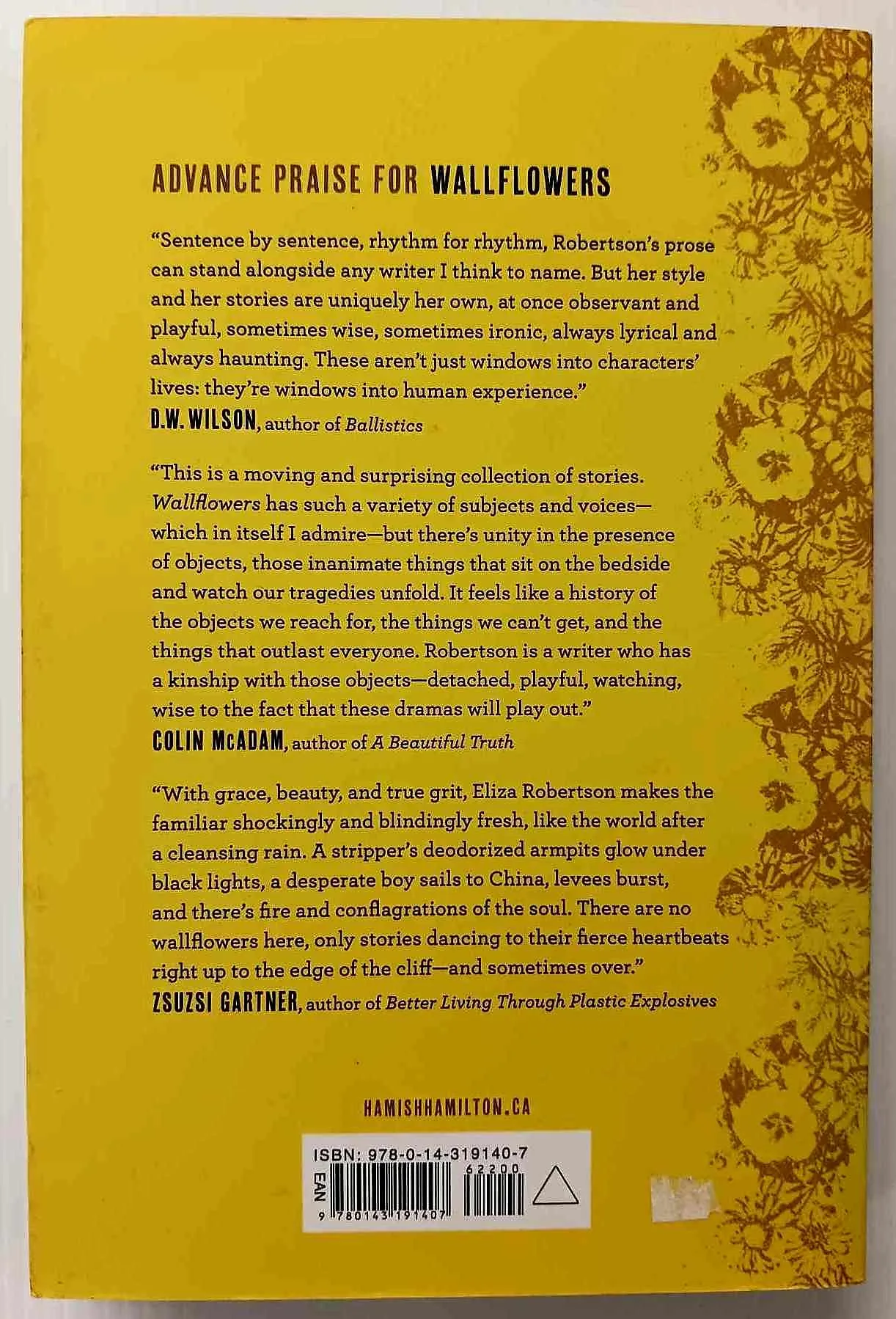 WALLFLOWERS - Eliza Robertson
