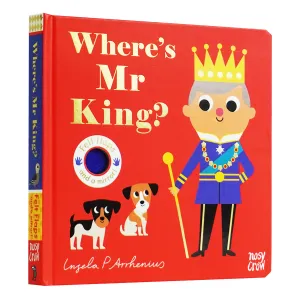 Where's Mr King? (Felt Flaps) by Ingela P Arrhenius - Ages 3  - Board Book