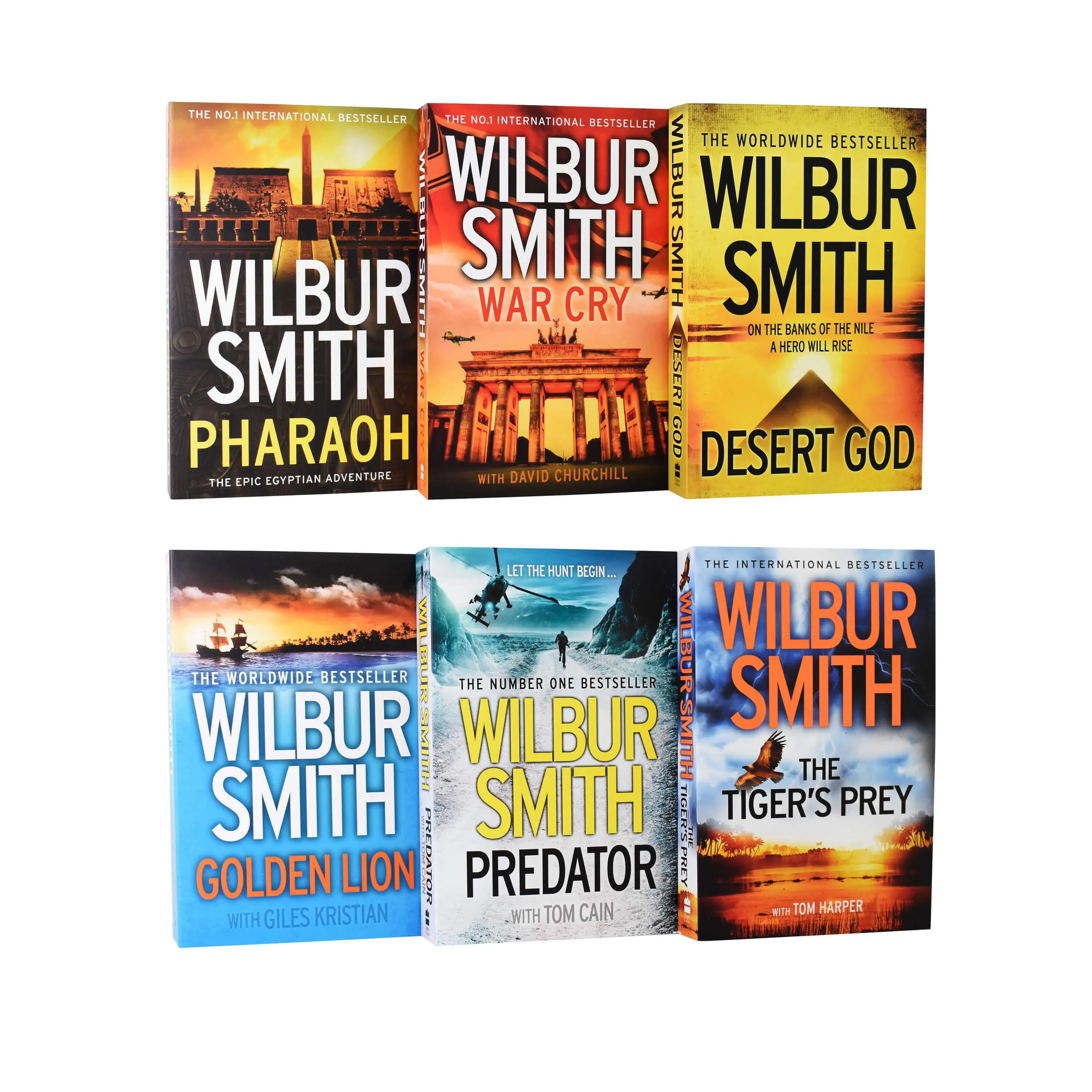Wilbur Smith 6 Books Collection Set - Fiction - Paperback