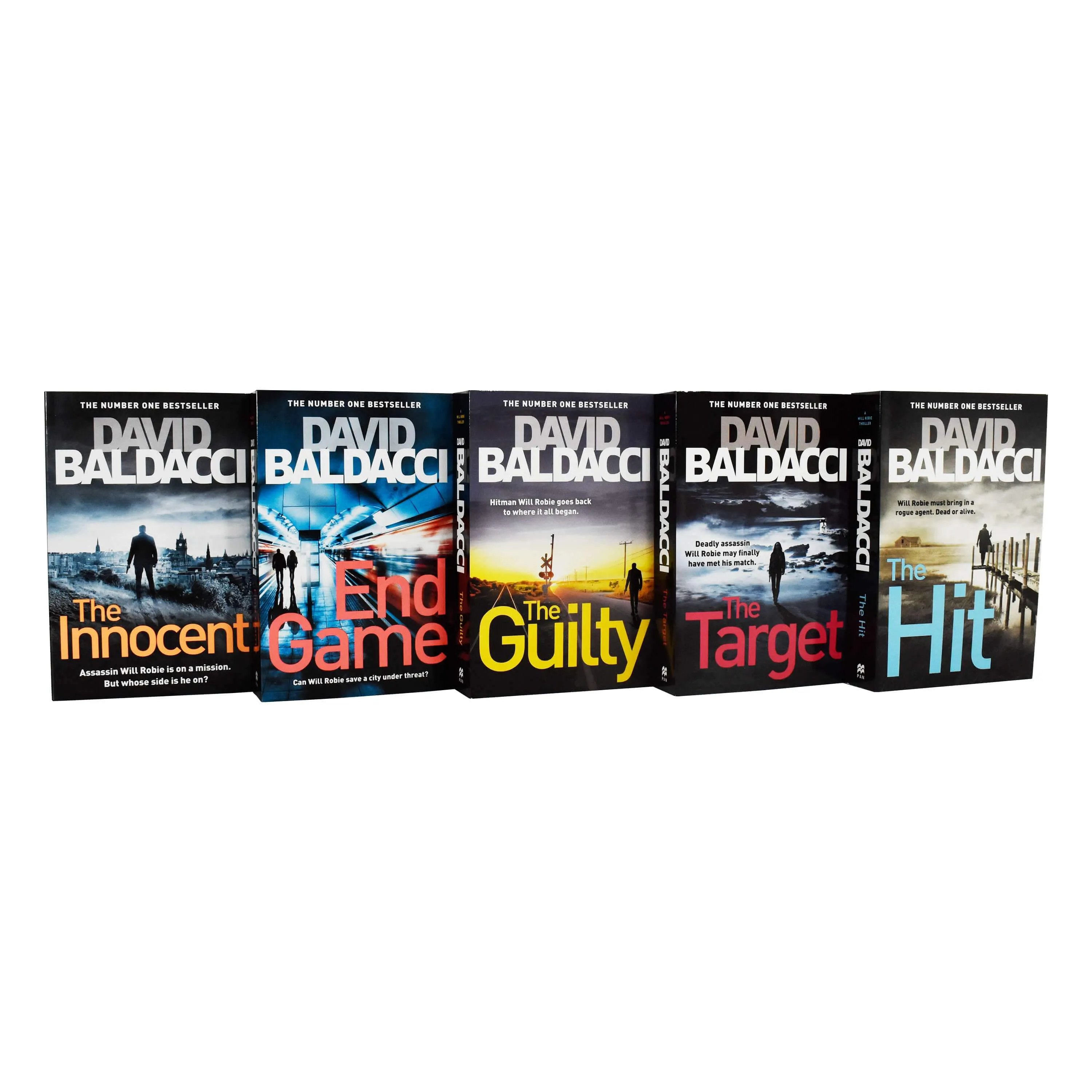 Will Robie Series 5 Book Collection by David Baldacci - Fiction - Paperback