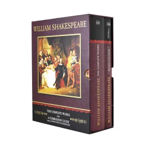 William Shakespeare 2 Volume Box Set The Complete Works and a Companion Guide - Hardcover