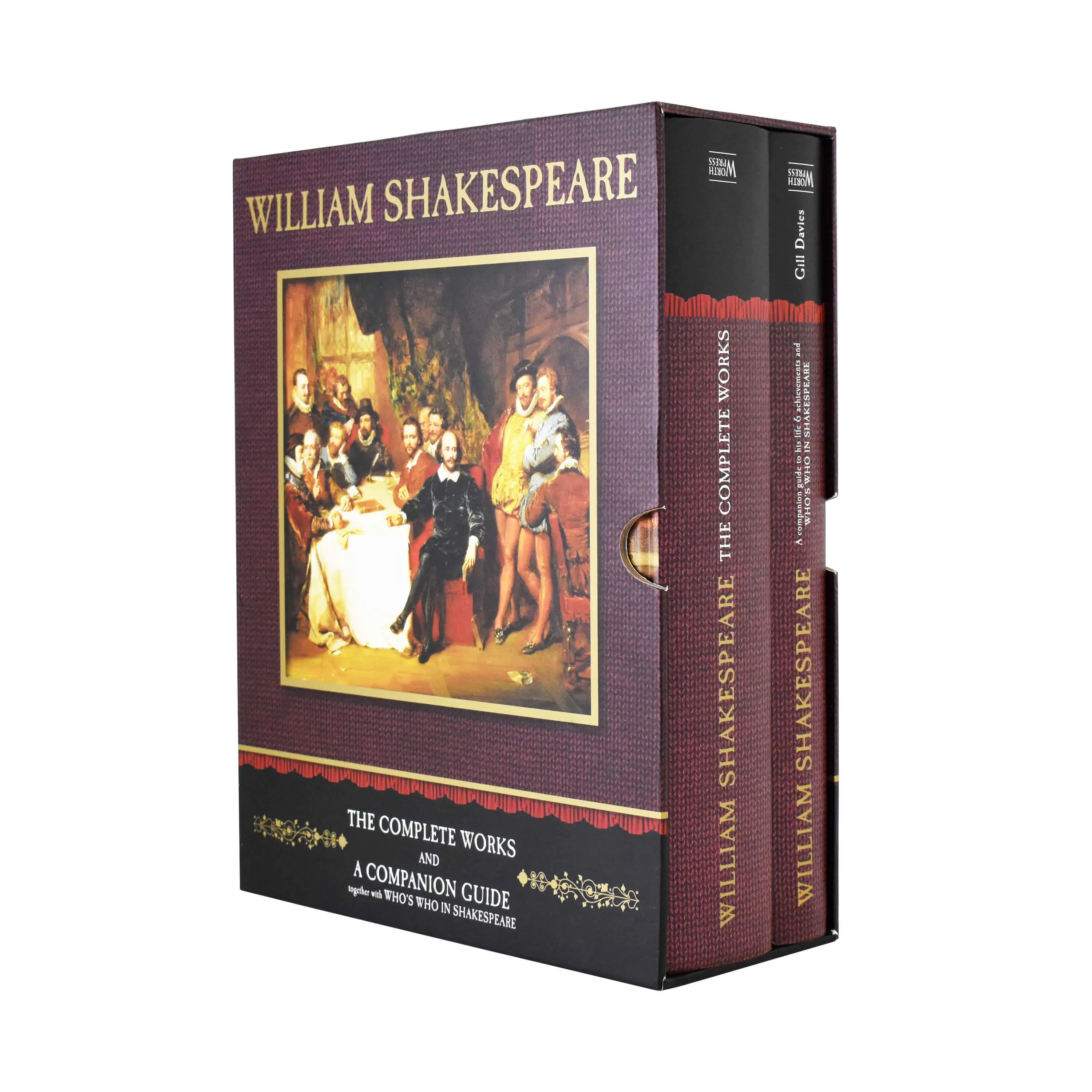 William Shakespeare 2 Volume Box Set The Complete Works and a Companion Guide - Hardcover