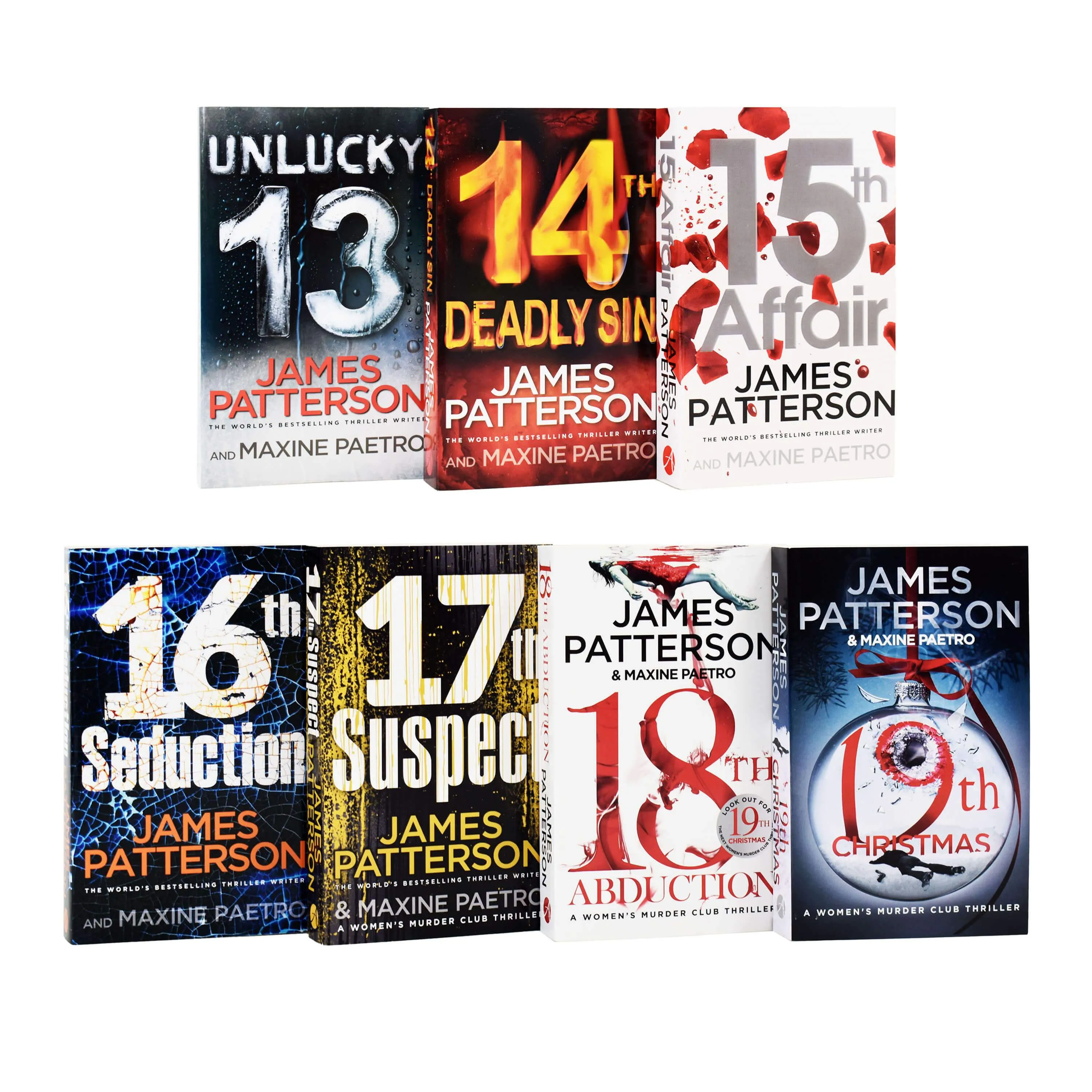 Women's Murder Club by James Patterson: Books 13-19 Collection Set - Fiction - Paperback